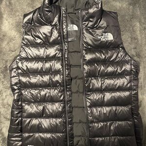 The North Face Shiny Black Quilted Vest